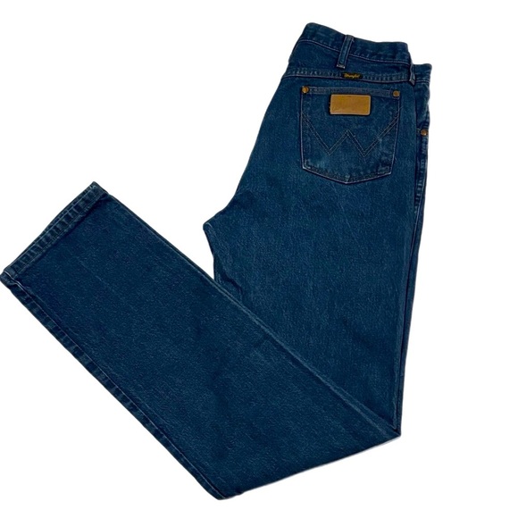 Wrangler western dark jeans 32 - Picture 1 of 5